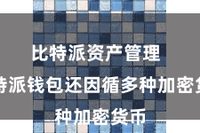 比特派资产管理  比特派钱包还因循多种加密货币