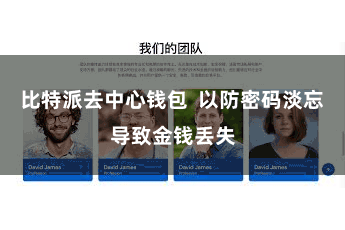 比特派去中心钱包  以防密码淡忘导致金钱丢失