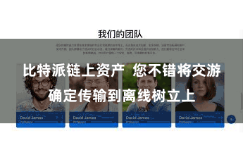 比特派链上资产  您不错将交游确定传输到离线树立上